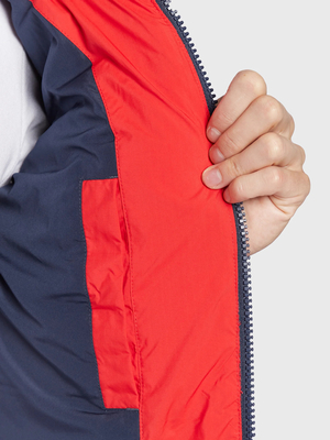 Tommy Jeans pánská červená zimní bunda - XL (XNL)