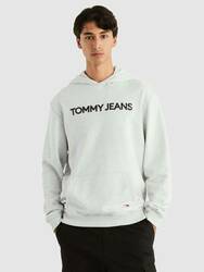 Tommy Jeans pánská šedá mikina - XL (PJ4)