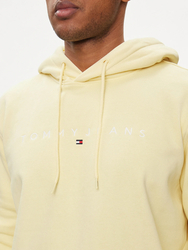 Tommy Jeans pánská žlutá mikina - S (ZHO)