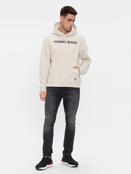 Tommy Jeans pánská béžová mikina - L (ACG)
