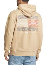 Tommy Jeans pánská béžová mikina Washed - L (AB9)