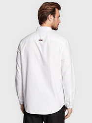 Tommy Jeans pánská bílá košile - L (YBR)