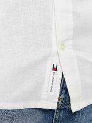 Tommy Jeans pánská bílá košile  - M (YBR)
