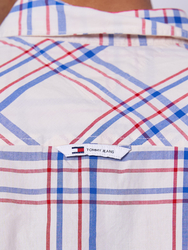 Tommy Jeans pánská bílá košile Poplin - M (YBH)