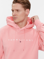 Tommy Jeans pánská lososová mikina - L (TIC)