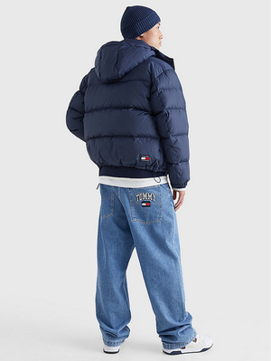 Tommy Jeans pánská modrá bunda ALASKA  - M (C87)