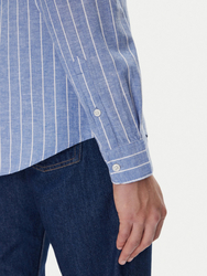 Tommy Jeans pánská modrá košile - S (0BA)
