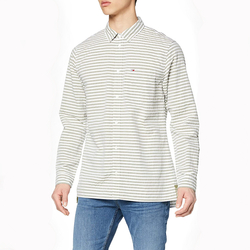 Tommy Jeans pánská pruhovaná košile - M (0CD)