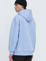 Tommy Jeans pánská světle modrá mikina - S (C3S)