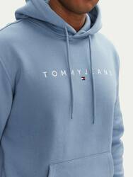 Tommy Jeans pánská světle modrá mikina - L (DY6)