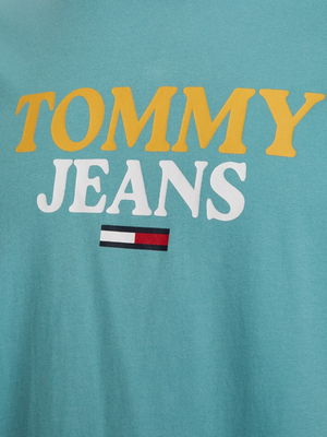 Tommy Jeans pánské pastelově modré tričko - L (CTE)