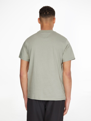 Tommy Jeans pánské zelené tričko - M (PMI)
