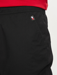 Tommy Jeans pánské černé joggers kalhoty  - L/S (BDS)