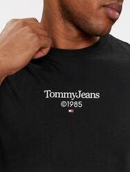 Tommy Jeans pánské černé tričko - S (BDS)