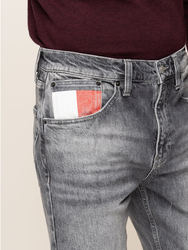 Tommy Jeans pánské šedé džíny  - 33/34 (1CD)