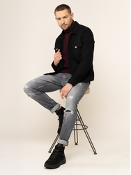 Tommy Jeans pánské šedé džíny  - 33/34 (1CD)