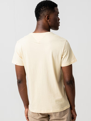 Tommy Jeans pánské žluté tričko - S (ZGA)