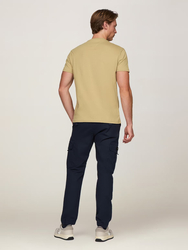 Tommy Jeans pánské béžové tričko - L (ACT)