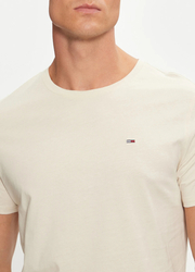 Tommy Jeans pánské béžové tričko - XL (ACG)