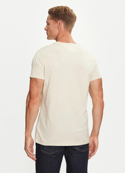 Tommy Jeans pánské béžové tričko - XL (ACG)