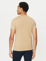 Tommy Jeans pánské béžové tričko - L (ACT)