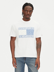 Tommy Jeans pánské bílé tričko - S (YBL)