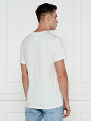 Tommy Jeans pánské bílé tričko - L (YBL)