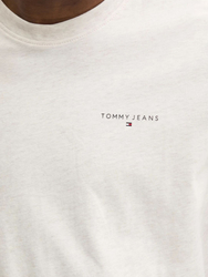 Tommy Jeans pánské krémové tričko - S (AE3)
