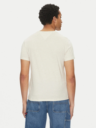 Tommy Jeans pánské krémové tričko - S (AE3)