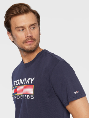 Tommy Jeans pánské modré tričko - S (C87)