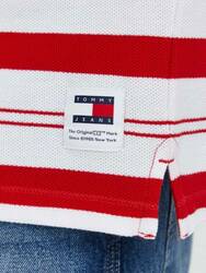 Tommy Jeans pánské pruhované polo - M (YBR)