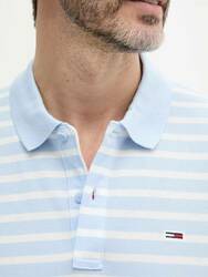 Tommy Jeans pánské pruhované polo tričko - M (0A7)