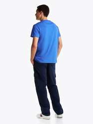 Tommy Jeans pánské světle modré tričko - L (C6E)