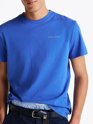 Tommy Jeans pánské světle modré tričko - L (C6E)