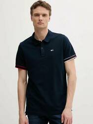 Tommy Jeans pánské tmavě modré polo tričko - M (C1G)