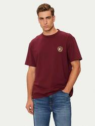 Tommy Jeans pánské vínové tričko - M (VLP)