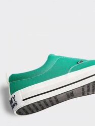 Tommy Jeans pánské zelené tenisky  - 41 (L3U)