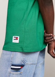 Tommy Jeans pánské zelené tričko - M (L30)