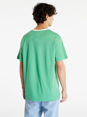 Tommy Jeans pánské zelené tričko - L (LY3)