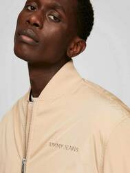 Tommy Jeans pánský béžový bomber - M (AB0)