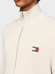 Tommy Jeans pánský krémový svetr - M (ACG)