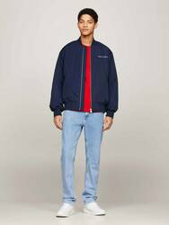 Tommy Jeans pánský tmavě modrý bomber - L (C1G)