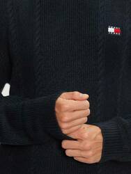 Tommy Jeans pánský tmavě modrý svetr - M (C1G)