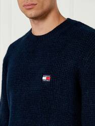 Tommy Jeans pánský tmavě modrý svetr - L (C1G)