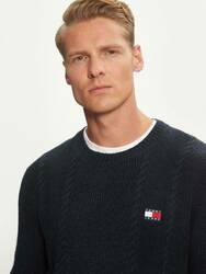 Tommy Jeans pánský tmavě modrý svetr - M (C1G)
