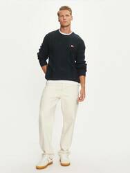 Tommy Jeans pánský tmavě modrý svetr - M (C1G)