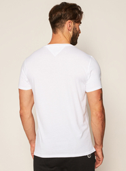 Tommy Jeans pánské bílé tričko - XXL (100)