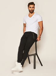 Tommy Jeans pánské bílé tričko - XXL (100)