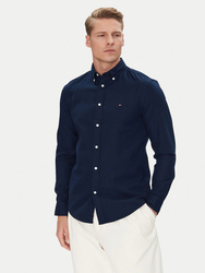 Tommy Hilfiger pánská tmavě modrá košile - S (DCC)