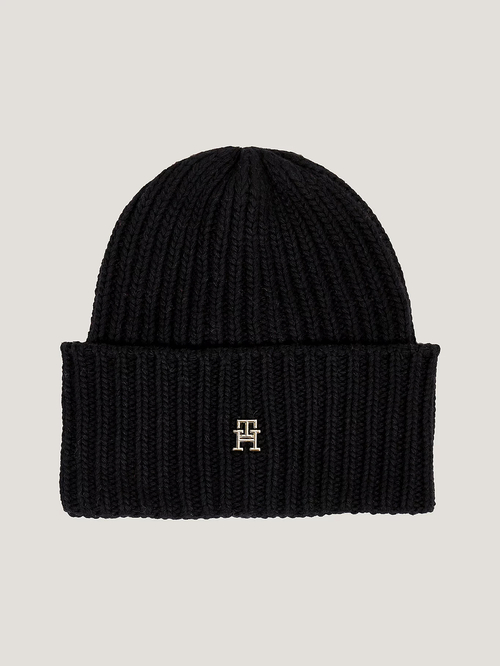 Tommy Hilfiger dámská černá zimní čepice